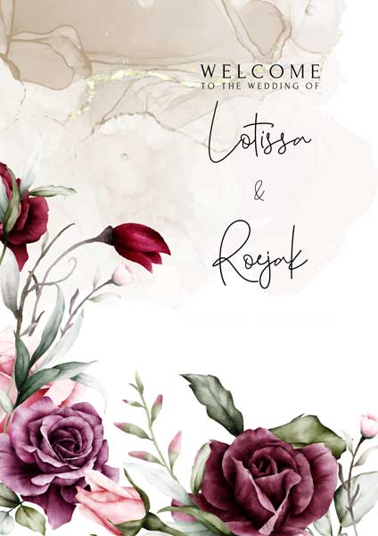 Oltre Graphic Wedding personalizzato
